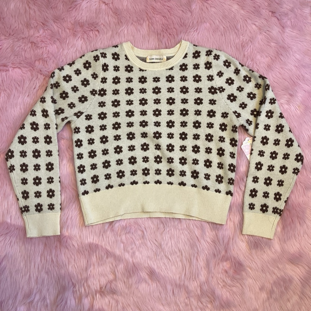 Cozy cream-colored sweater